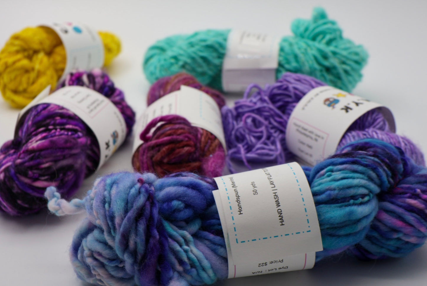 Bday Hand Spun Yarn